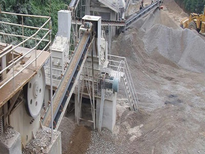 STONE QUARRY PROCESSING OPERATIONS